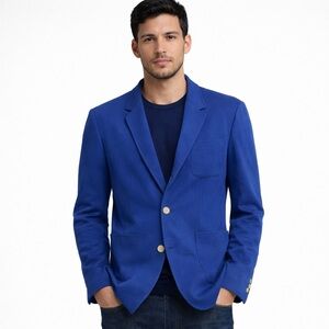 Perry Ellis Men's Blue Lightweight Jacket
